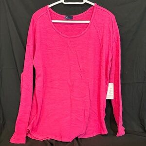 GAP Fuchsia Long Sleeve Tee